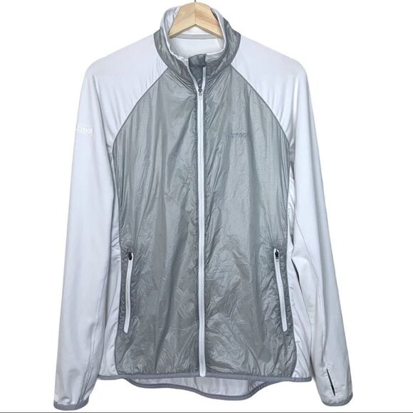 Marmot Frequency Hybrid Jacket in Grey and White - Picture 1 of 10